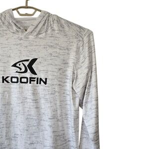KOOFIN GEAR Mens Long Sleeve Fishing Hoodie‎ UPF Lightweight Size L